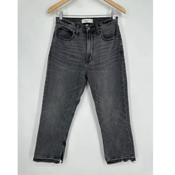 Abercrombie & Fitch Ankle Straight Jeans Ultra High Rise Curve Love Short - 28P - Picture 2 of 8